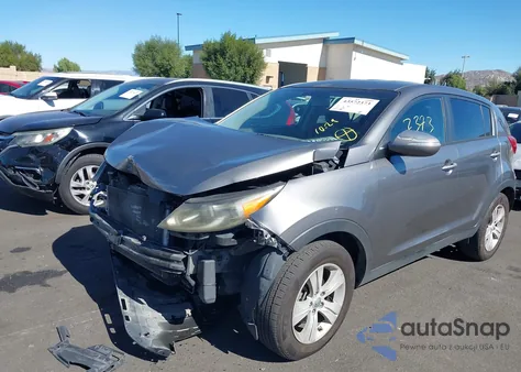 2013 Kia Sportage Lx z USA, uszkodzony, nr VIN KNDPB3A24D7487341